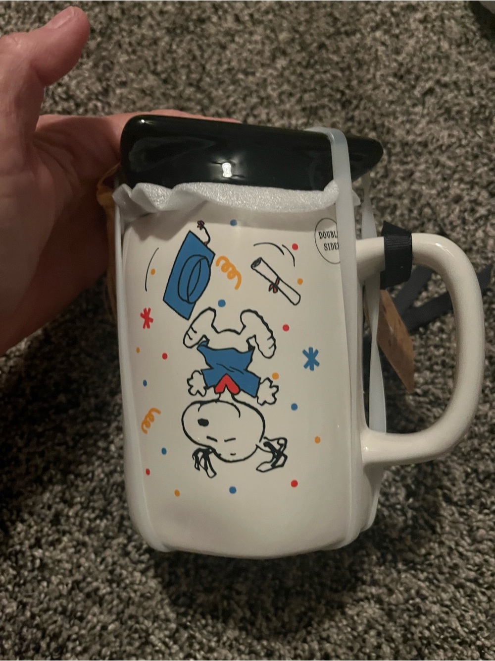 Rae Dunn peanuts “dream big” mug